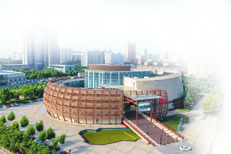 运城博物馆外景。