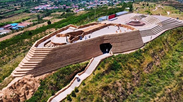 ▲西侯度遗址,位于山西省运城市芮城县风陵渡镇西侯度村附近