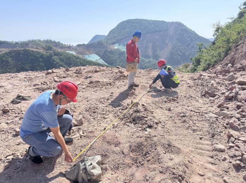 上水库土石分界验收