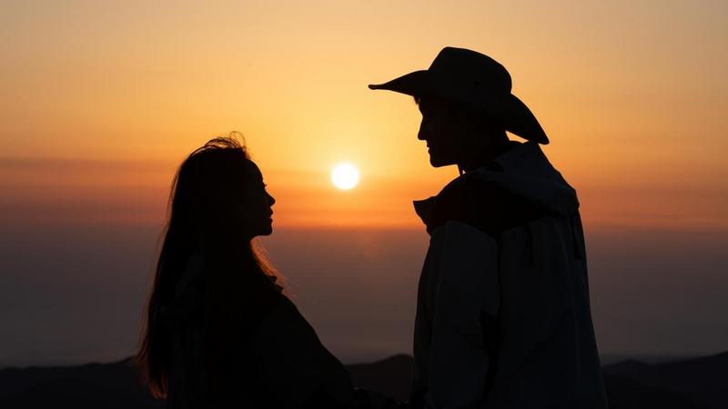 日出时记者拍摄的游客照。