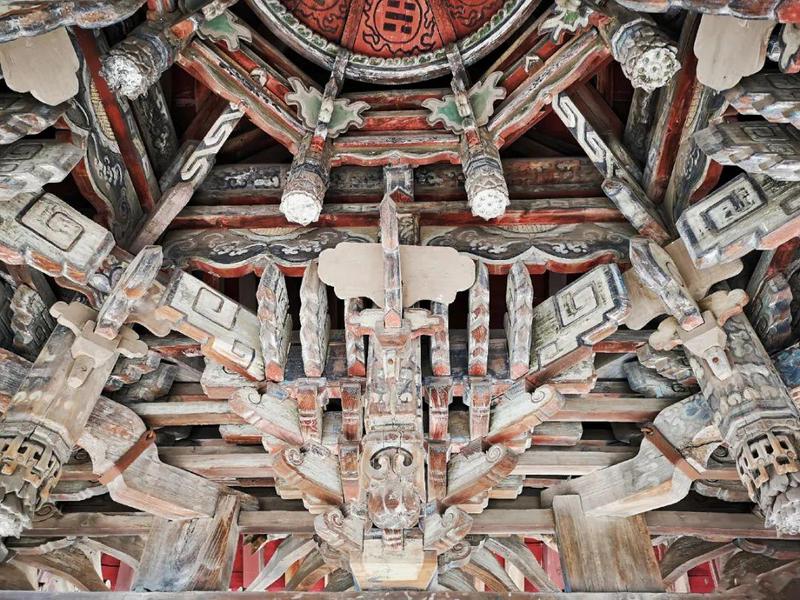 ▲社稷庙内木雕精美 配图6