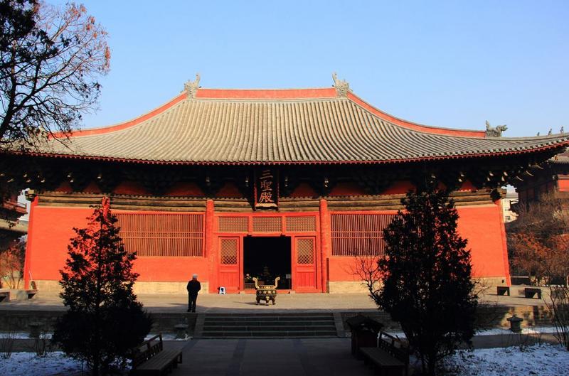 ▲善化寺三圣殿