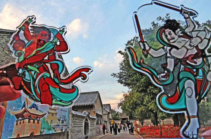 ▲众多游客前来《黑神话:悟空》取景地福胜寺