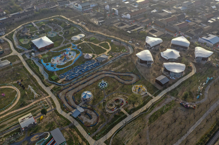 国家板枣公园冬日美景如画