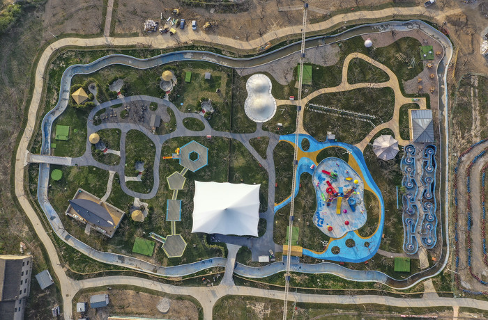 国家板枣公园冬日美景如画