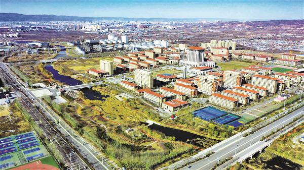 山西大学城航拍图 配图1