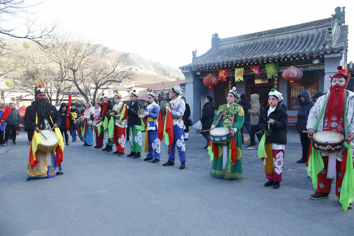 国家级非遗平定哑鼓现场助兴