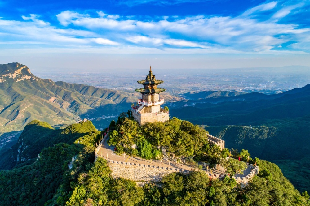 ▲云丘山春日美景