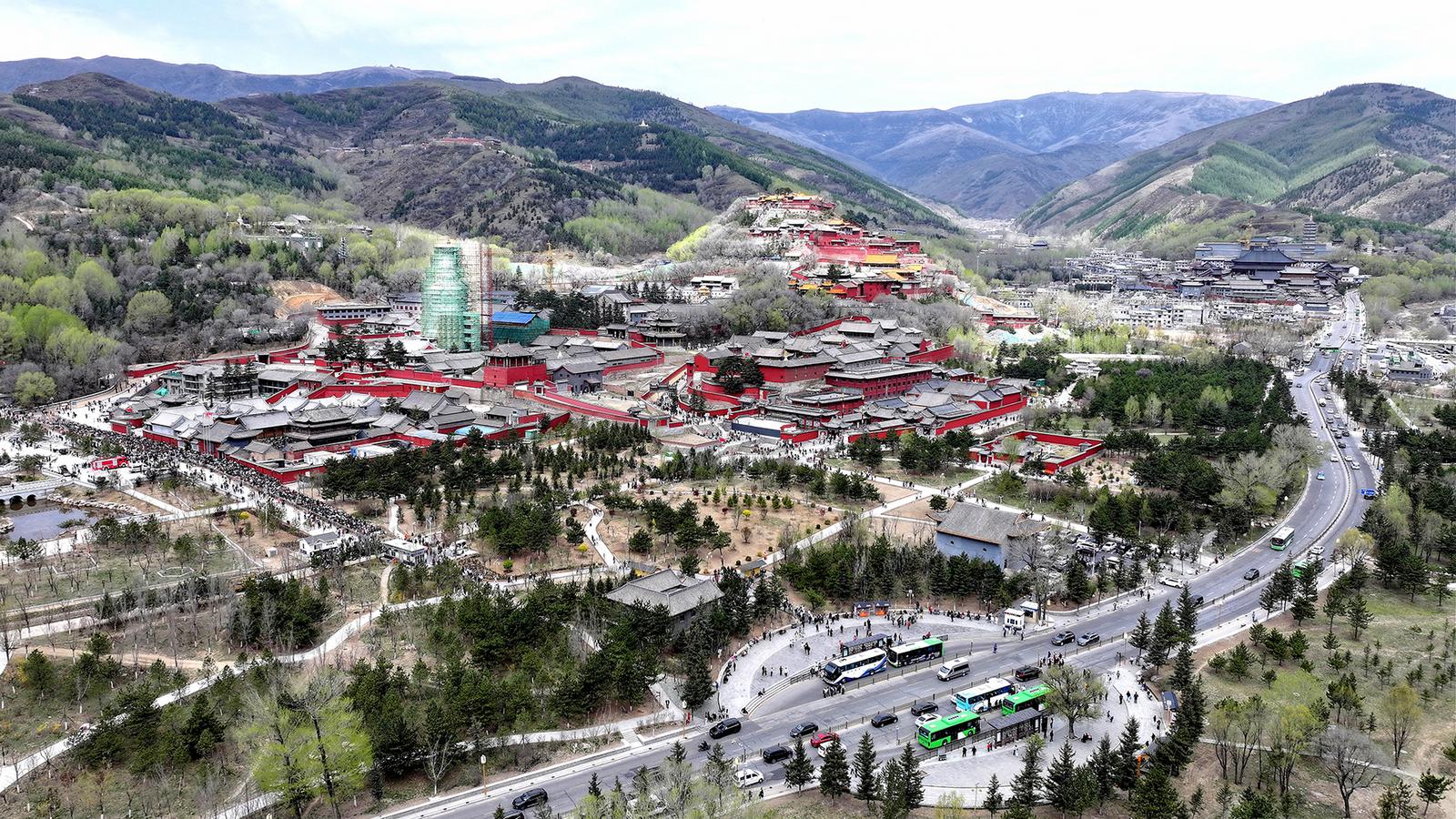 五台山景区全貌