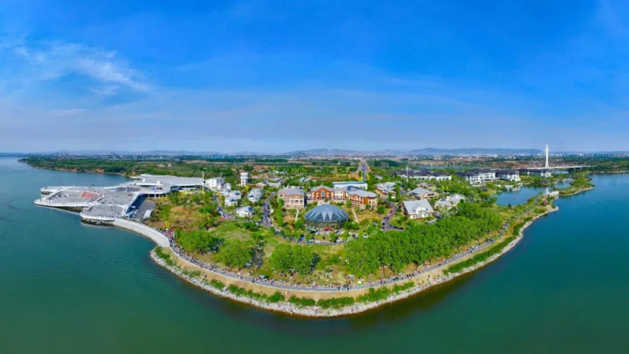 漳泽湖国家城市湿地公园,让广大游客感受自然与人文交织的生态之美。