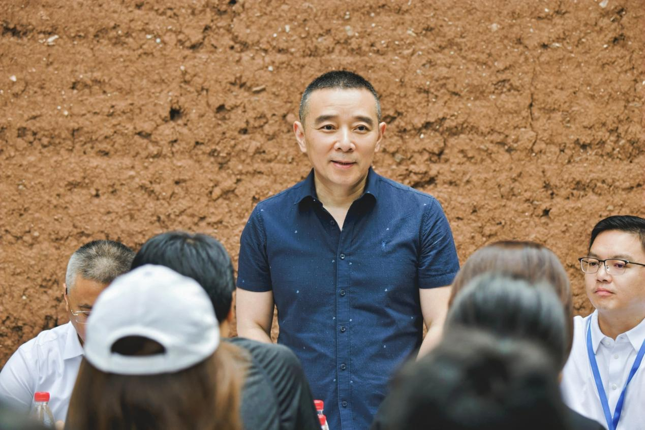 四川美术学院院长焦兴涛作四川美术学院高质量发展介绍。 配图5