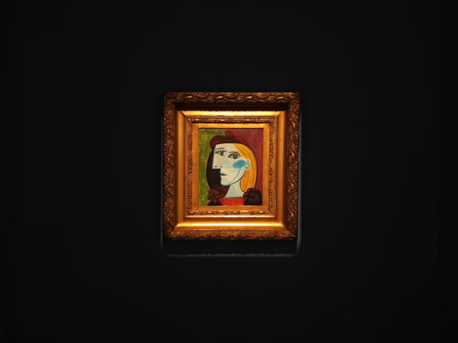 作品《蓝眼睛的女人》展现的是毕加索的灵感缪斯玛莉·德雷莎女士 配图3