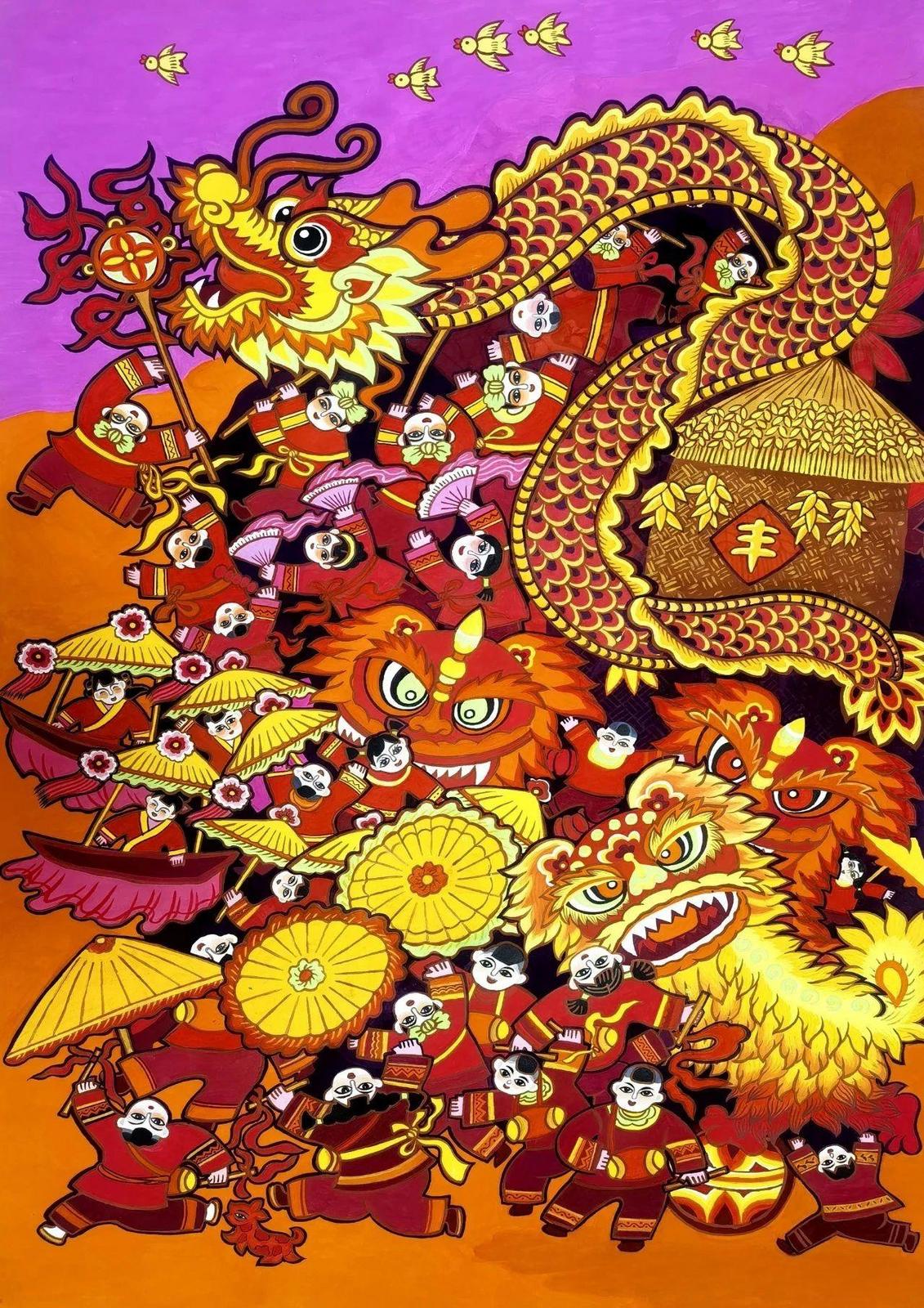 殷润清《乡村振兴喜事多》