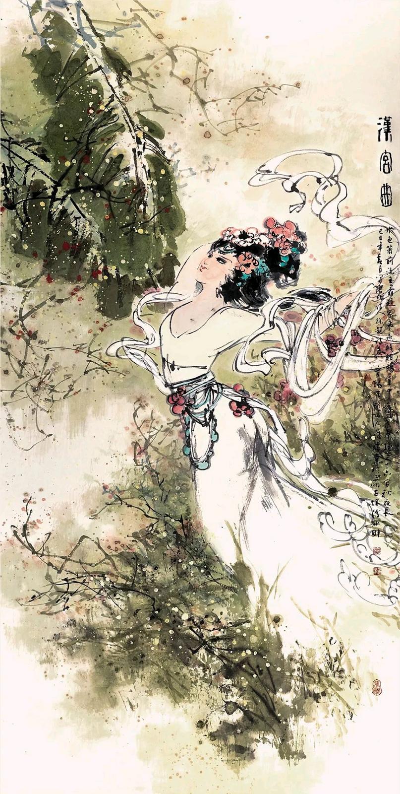 国画《汉宫曲》