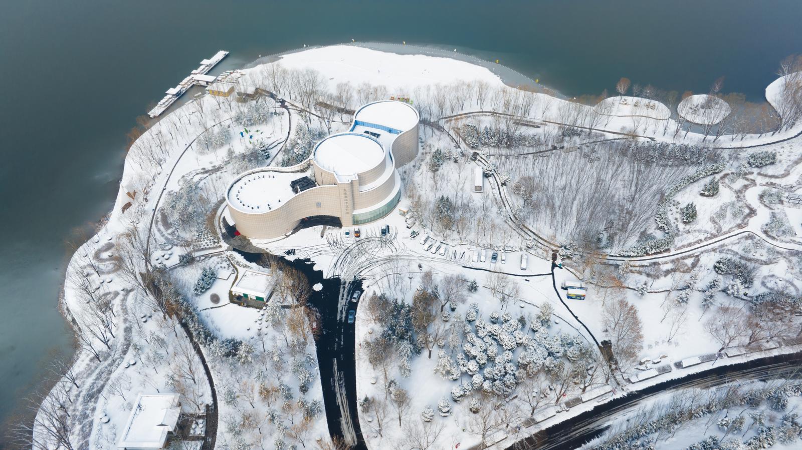 长治市襄垣公园雪景。苗翠菲 摄