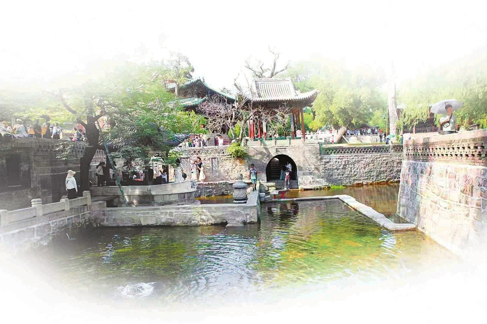 晋祠泉——金沙滩