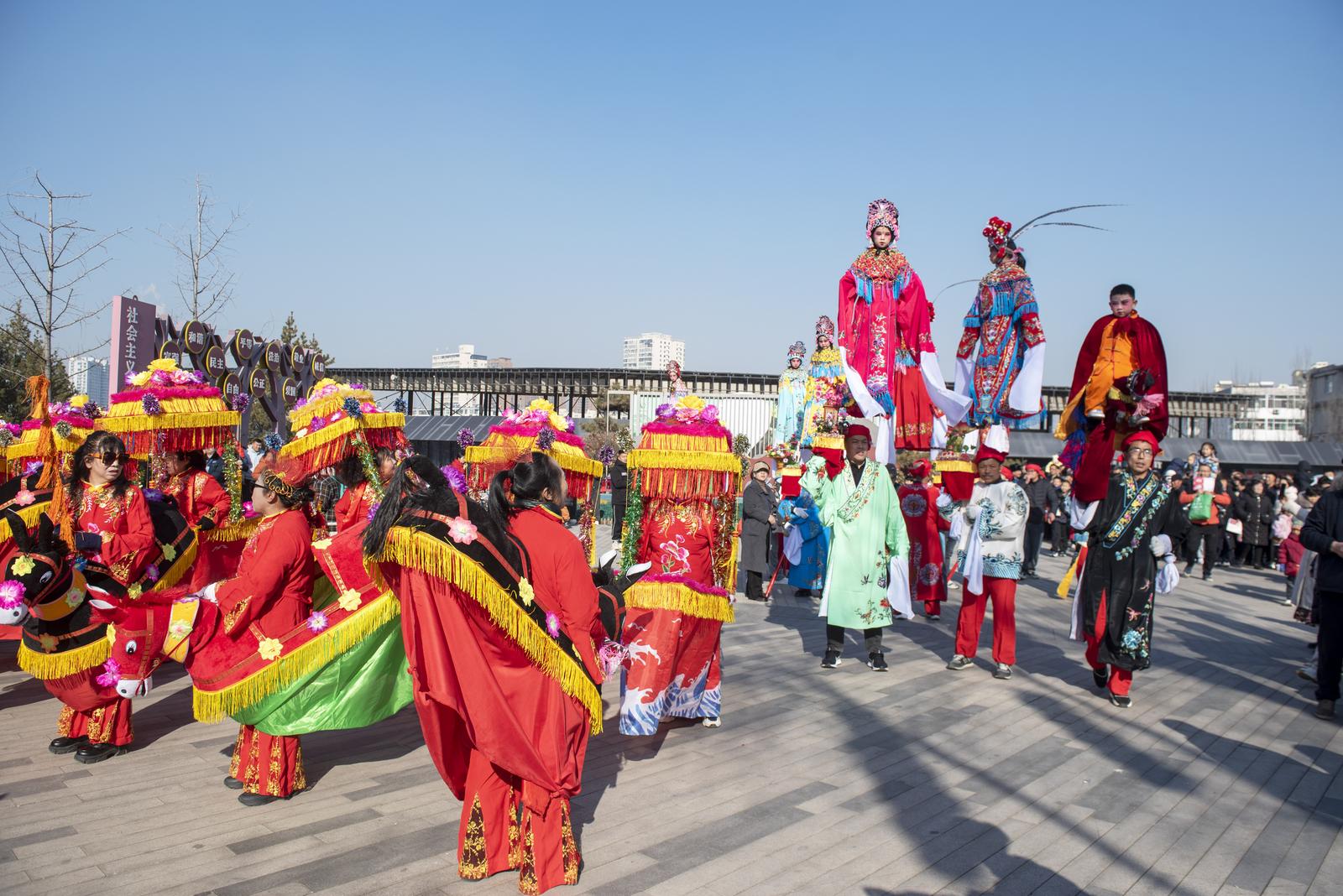 2月17日,太原植物园新春活动丰富多彩。蒋云琪 摄